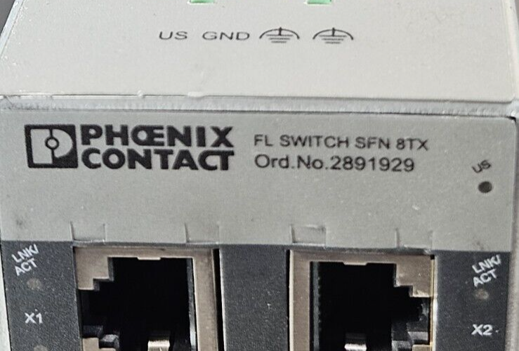 Phoenix Contact FL SWITCH SFN 8TX  Ethernet Switch                      (BIN531)