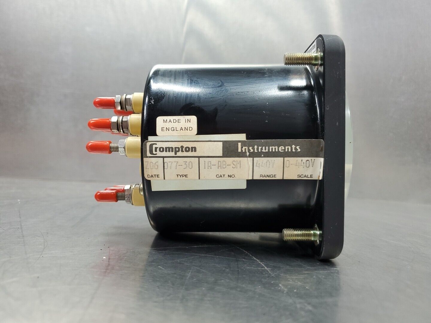 Crompton Z06 077-30 (1A-AB-SM) 440V Analog AC Voltmeter.                   4D-34