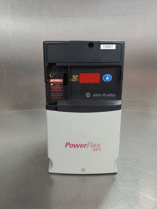 Allen Bradley 22D-D1P4N104/A PowerFlex 40P AC Drive, .04kW/0.5HP. (REFURB) 1A-06