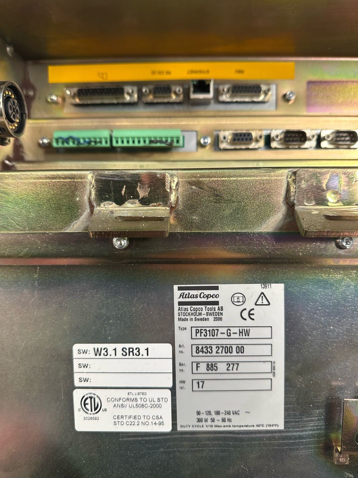 *277 Atlas Copco 8433-2700-00 Type PF3107-G-HW Tensor 3-7               (4.5.1)