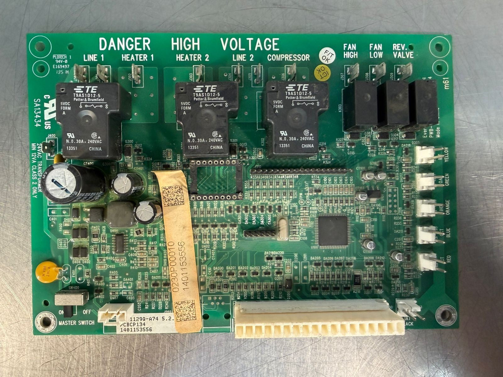 Amana 40-1129Q-A74 PCBCP134 Control Circuit Board 1401153556       (5.3.2)
