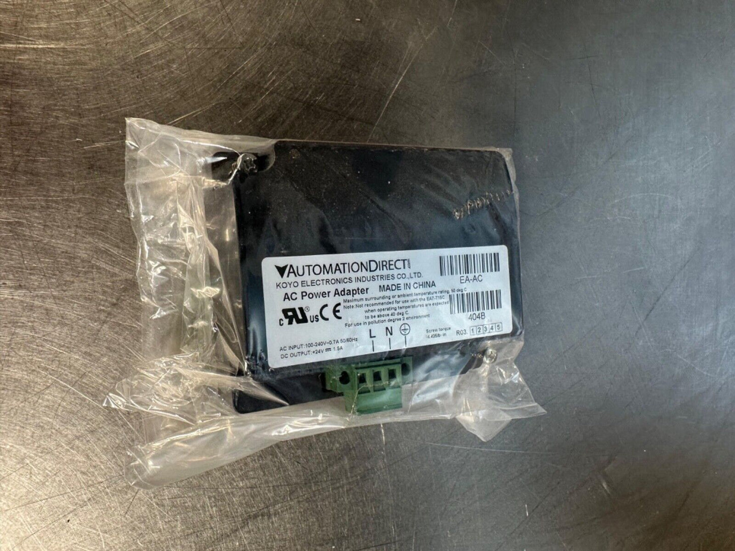 Automation Direct  EA-AC / EAAC  - 404B Power Adapter (3E-8)