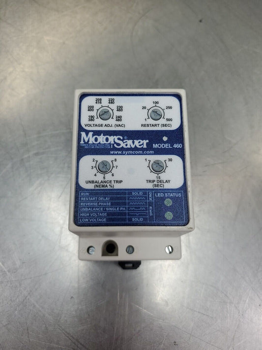 MotorSaver Model:460 Motor Protector Module, Input:190-480VAC.             3D-28