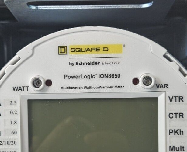 Schneider Square D ION8650 Power Logic Revenue Grade Meter              (BIN743)