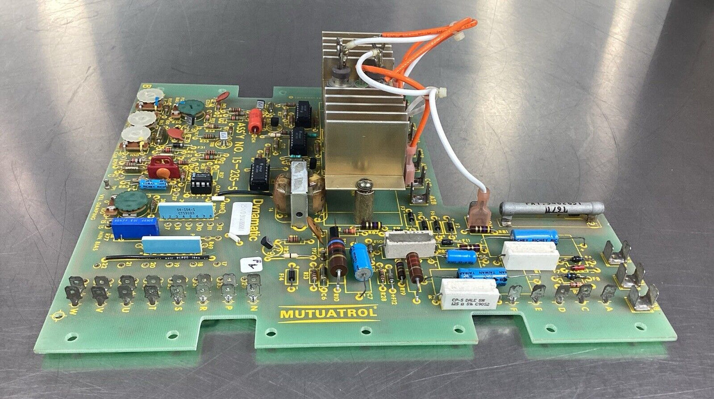 Dynamatic ASS’Y NO. 15-235-5 Mutuatrol Control Board      3B-28