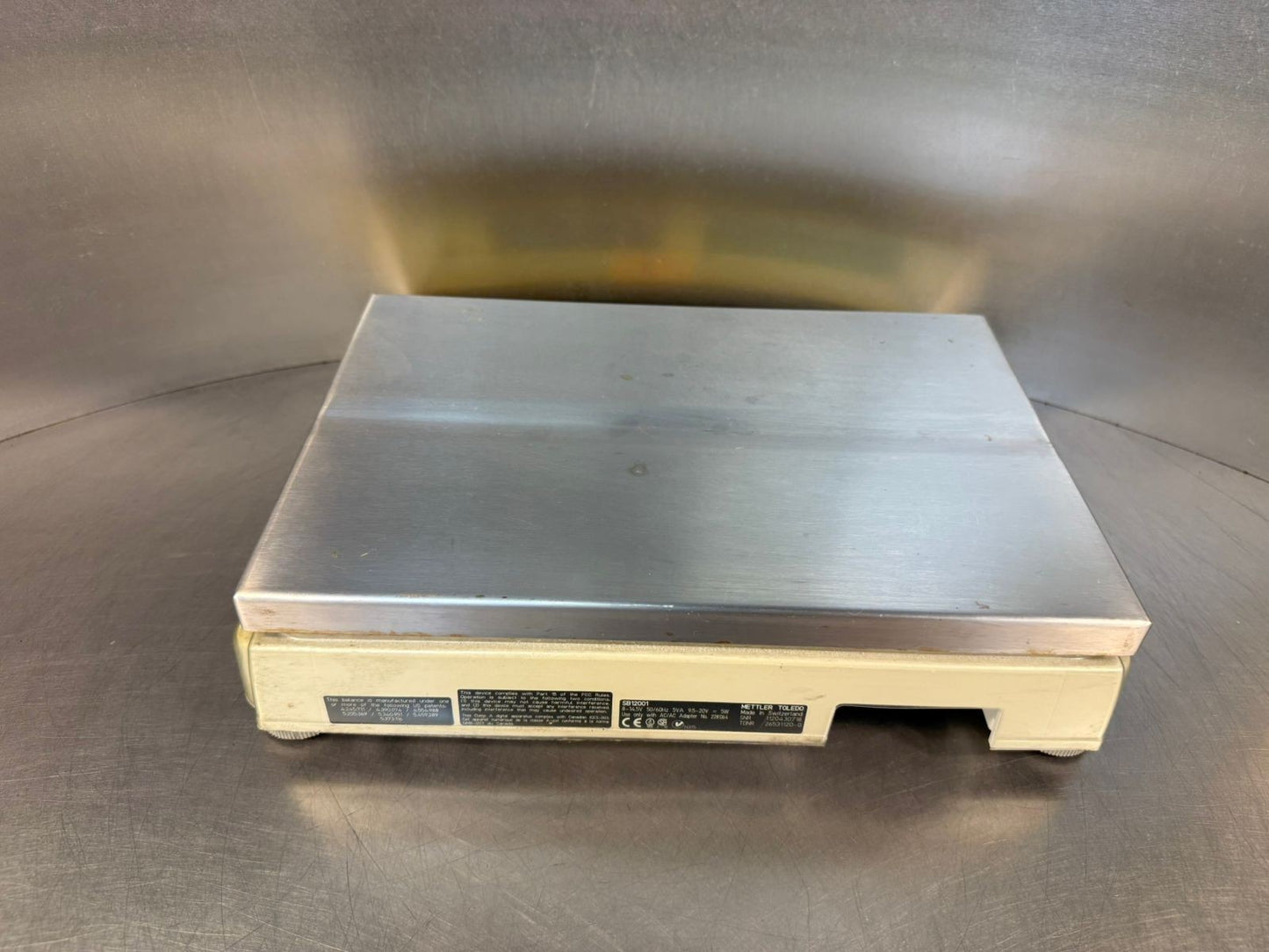 Mettler Toledo SB12001 Scale Monobloc Dig. Scale Lab. Max 12100g   (6.6.3)