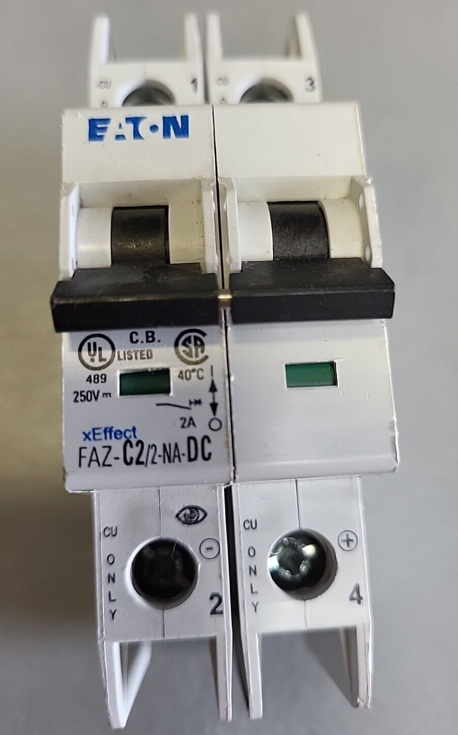 Eaton FAZ-C2/2-NA Circuit 2pole(BIN354)