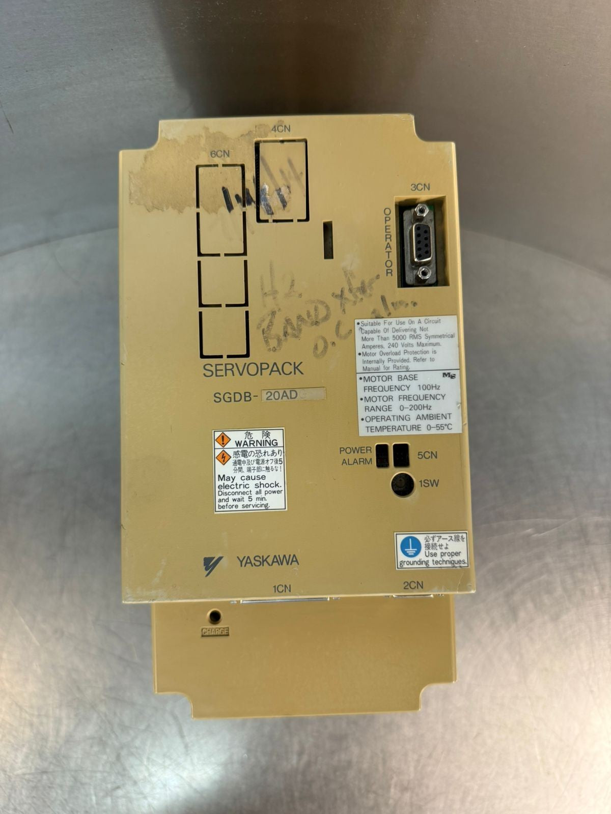 Yaskawa SGDB-20ADG Servo Pack  3Phase Servo Drive                  (8.3.6)