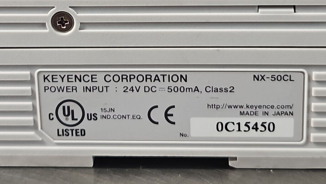 Keyence NX-50CL Network Controller, 24VDC                                loc4B10