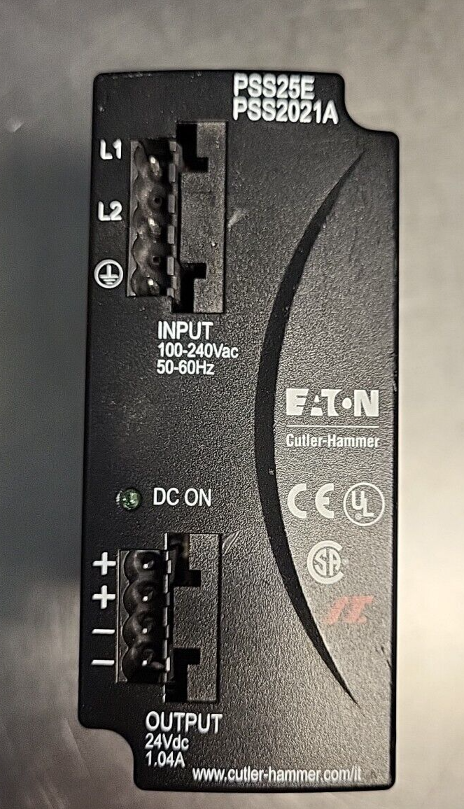 Eaton Eaton PSS25E PPower Supply PSS2021A Input 100-240V Output 24VDC(BIN 4.5.4)