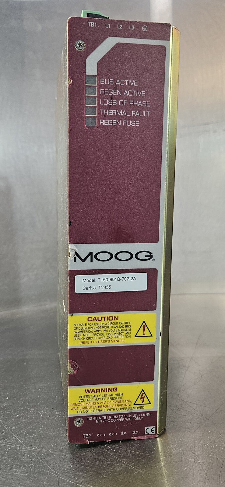 MOOG T150-901 B-702-2A Servo Drive                                      (BIN652)