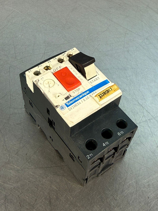 Telemecanique GV2ME04 Motor Protec C. Break. GV2 ME04 / 0.4 - .63 A (4.1.3)