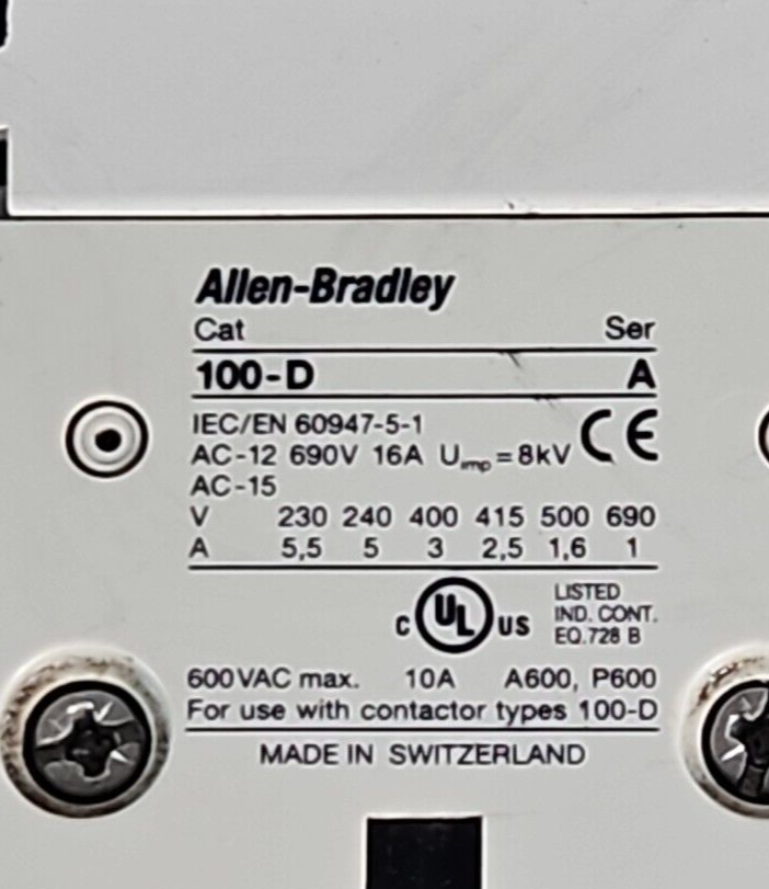 Allen Bradley 100-D300 Ser B Contactor                                  (BIN641)