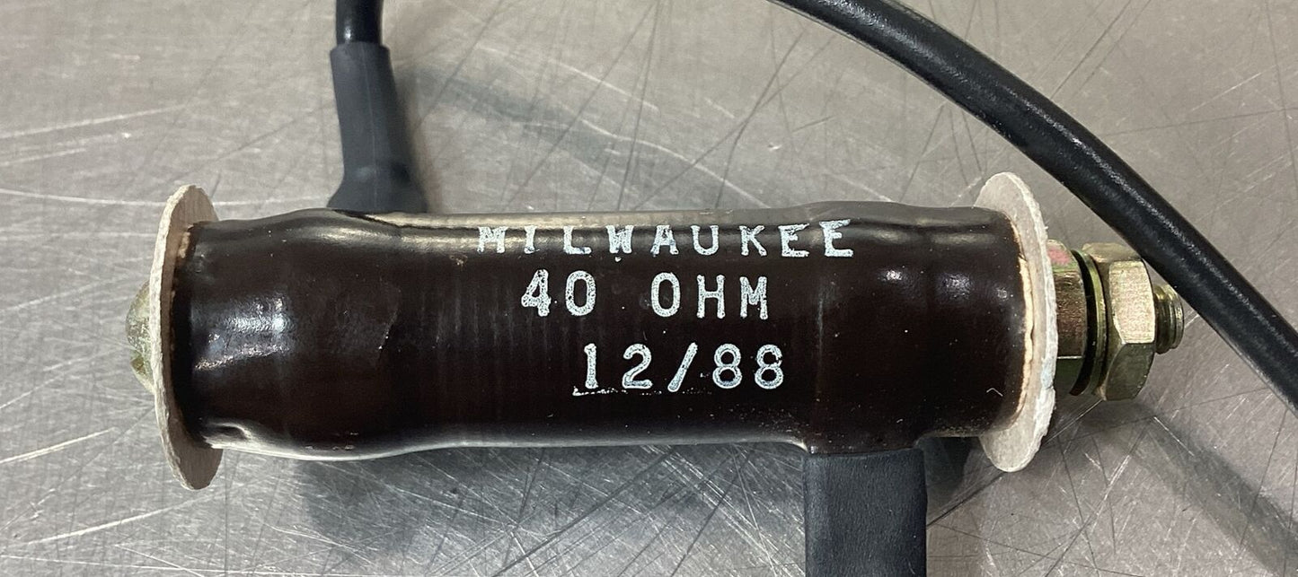 Milwaukee  12/88  Resistor 40 OHM       4D