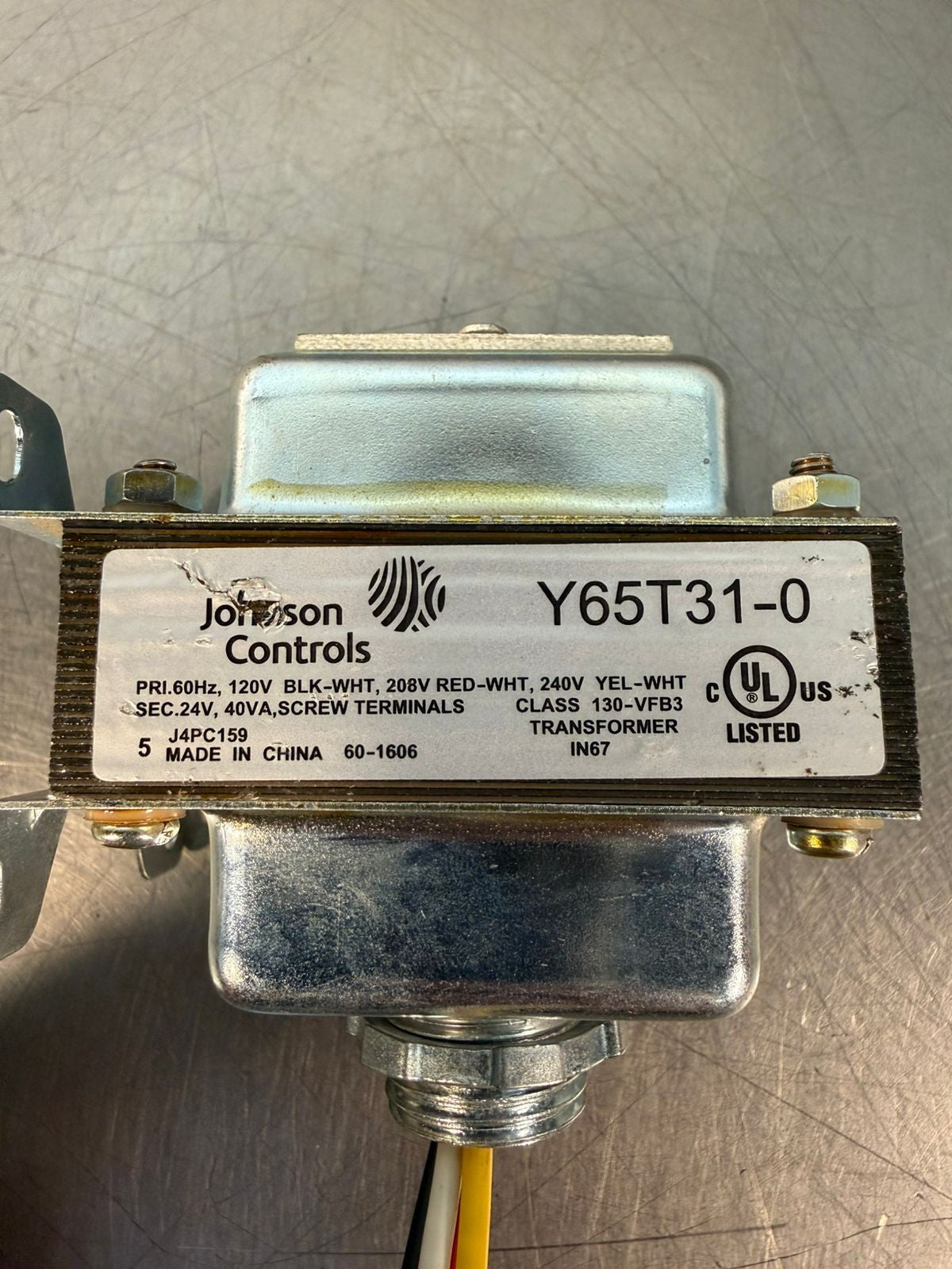 Johnson Controls Y65T31-0 Transformer J4PC159                      (9.3.2)