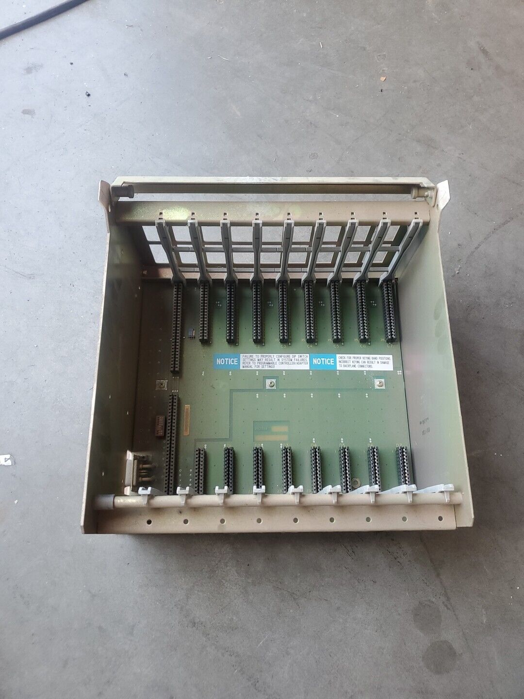 Allen Bradley 1771-A2B Ser. B Rev K02  8-Slot I/O Chassis.                 3A-36