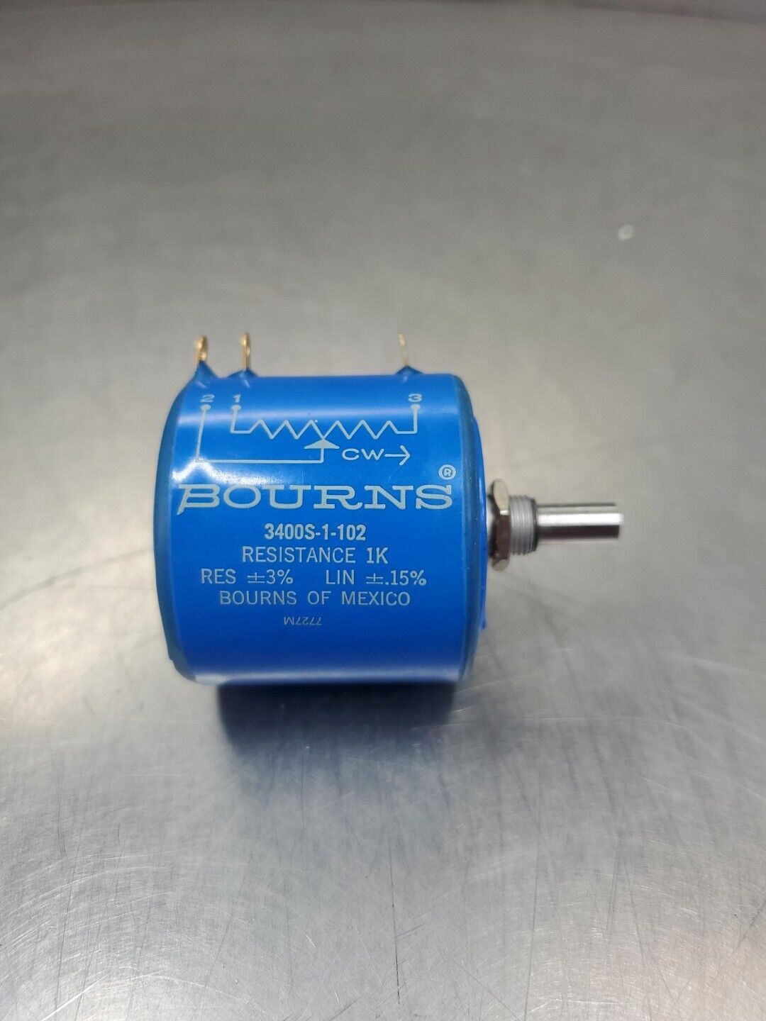 BOURNS 3400S-1-102L POTENTIOMETER, 1K OHM.                                 4E-35