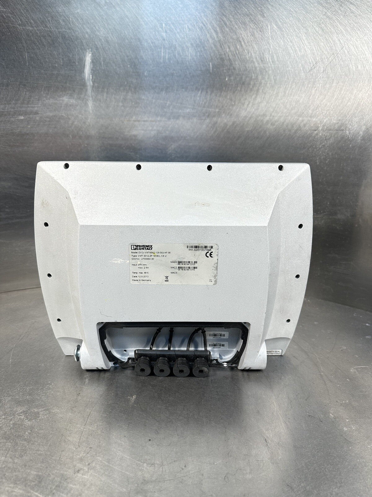 PHONIX CONTACT DVG-VMT6012 24VDC Digital Display Screen Industrial (BIN-1.2.5)