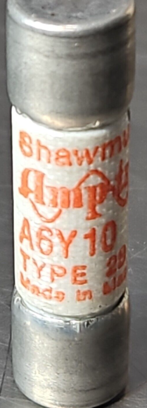 Gould shawmut A6Y10 Fuse Amp-trap Type 1 Current Limiting. Lot of4.      Loc4D18