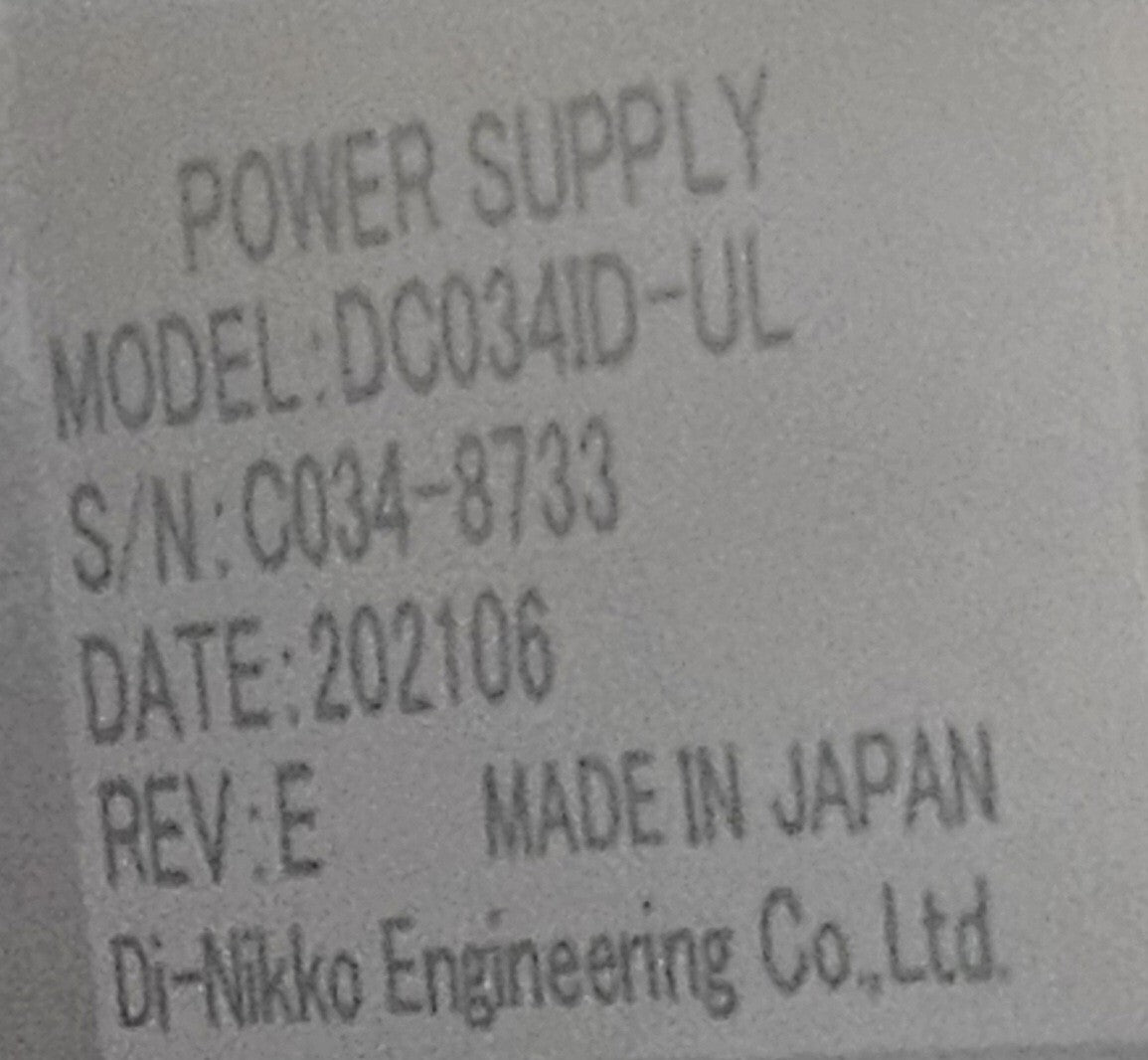 Nikko DC034ID-UL Power Supply Module                                    (BIN753)