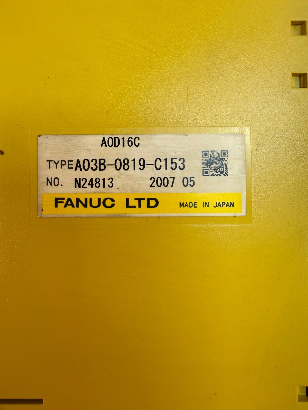 Fanuc A03B-0819-C153 PLC Module AOD16C N24813                    (9.3.5)