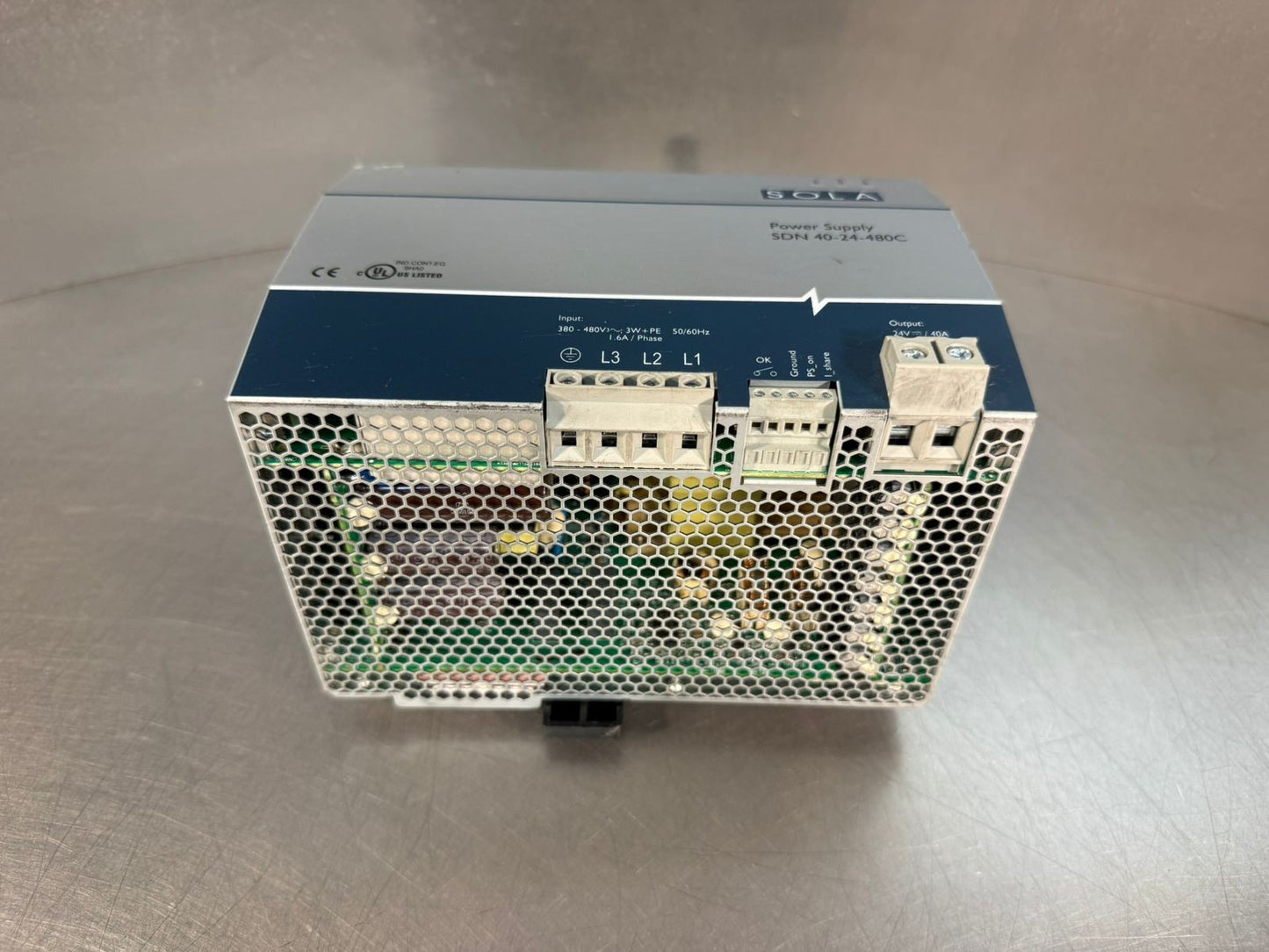 Emerson SDN-40-24-480C Power Supply    50v-/0.2A       (4.6.1)