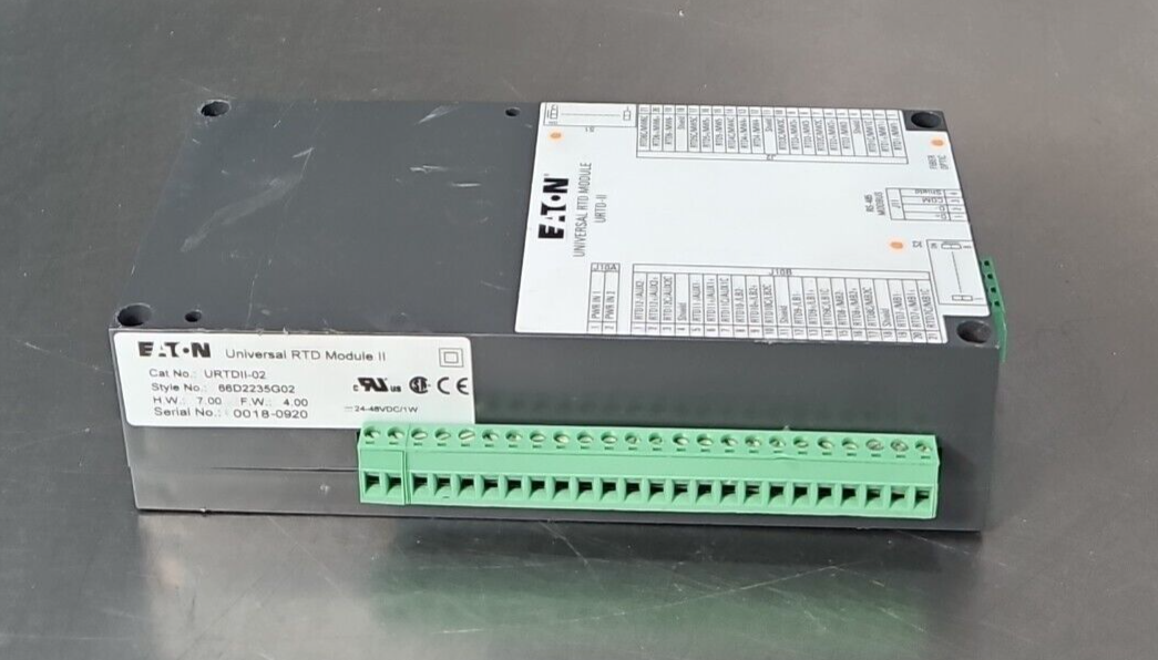 Eaton URTDII-02 Universal Rtd Module                                    (BIN433)