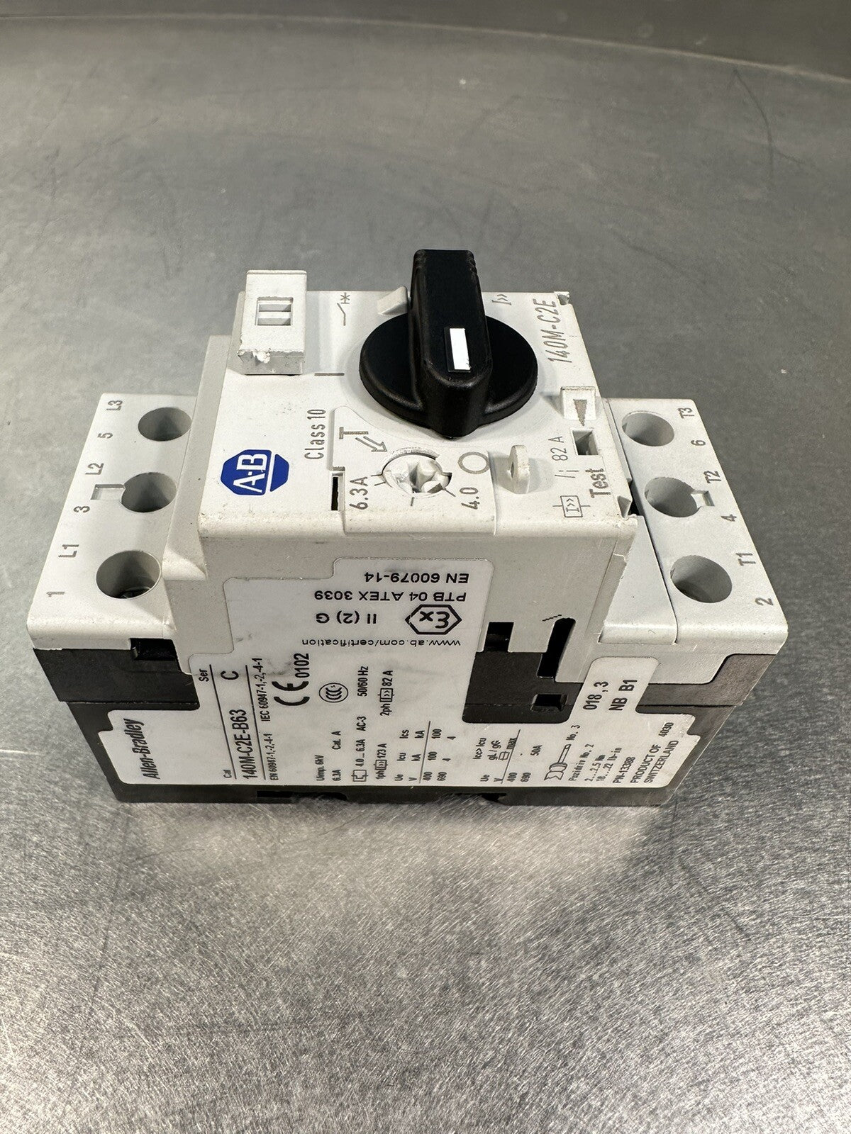 Allen Bradley 140M-C2E-B63 Series C Motor Protection Circuit Breaker (BIN-1.1)