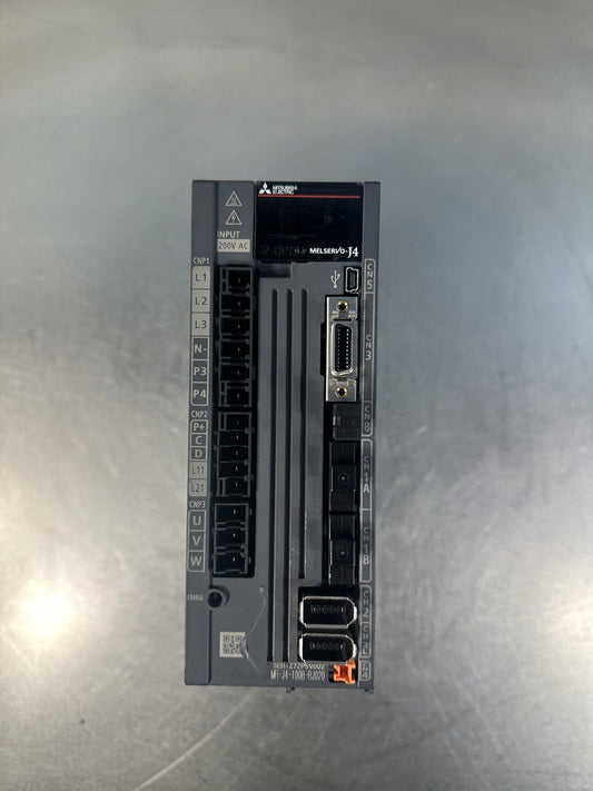 Mitsubishi MR-J4-100B-RJ020 Servo Drive (BIN-1.2.4)