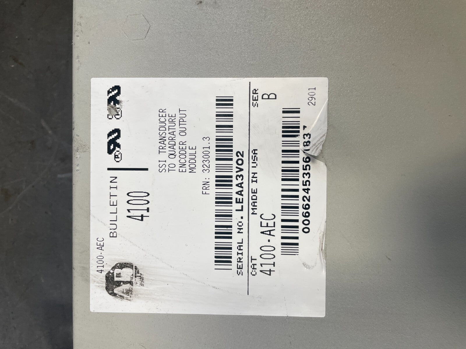 Allen-Bradley 4100-AEC Ser. B Encoder Converter Module @4.5.5