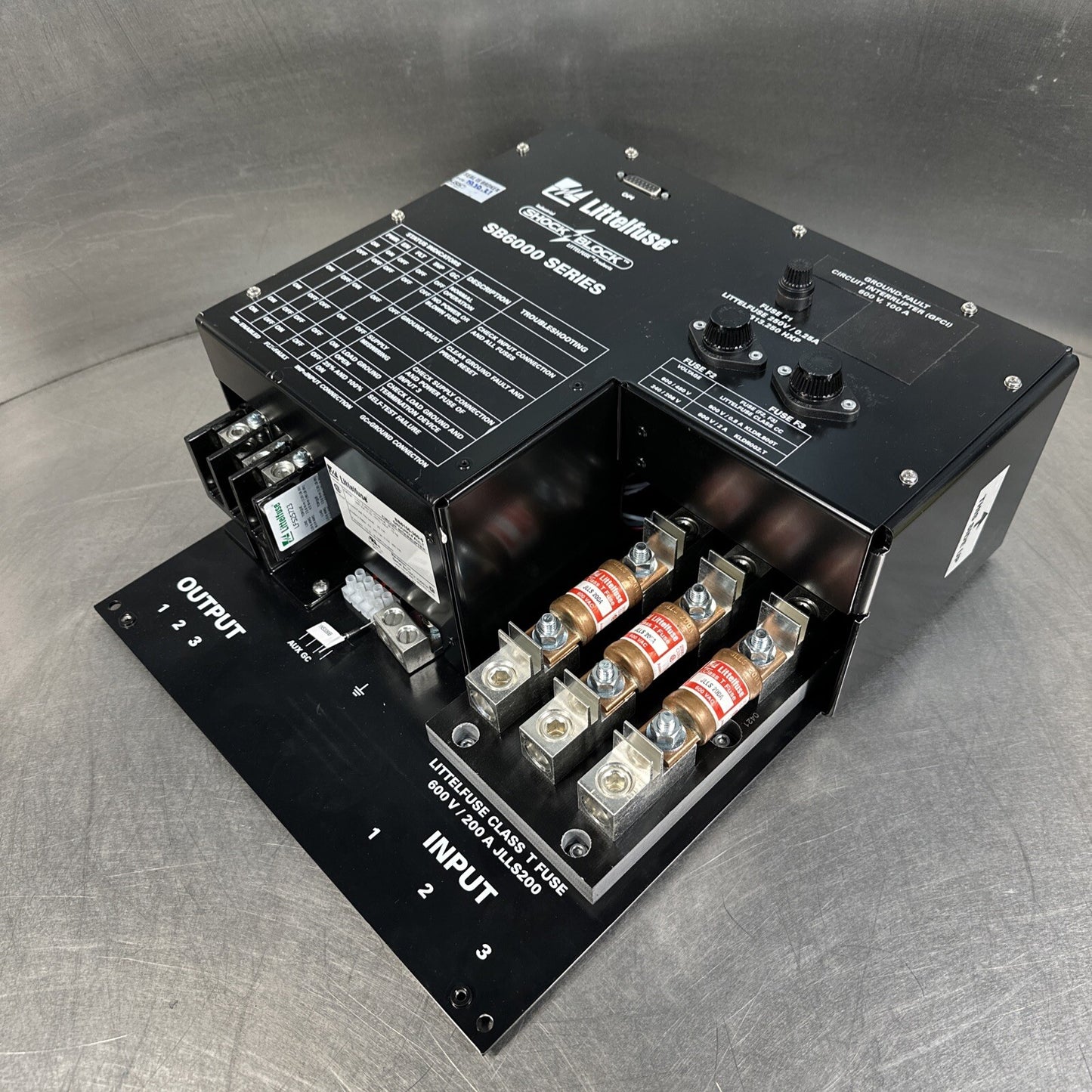 Littelfuse Industrial Shock Block SB6100-300-0                       (BIN-2.5.1)