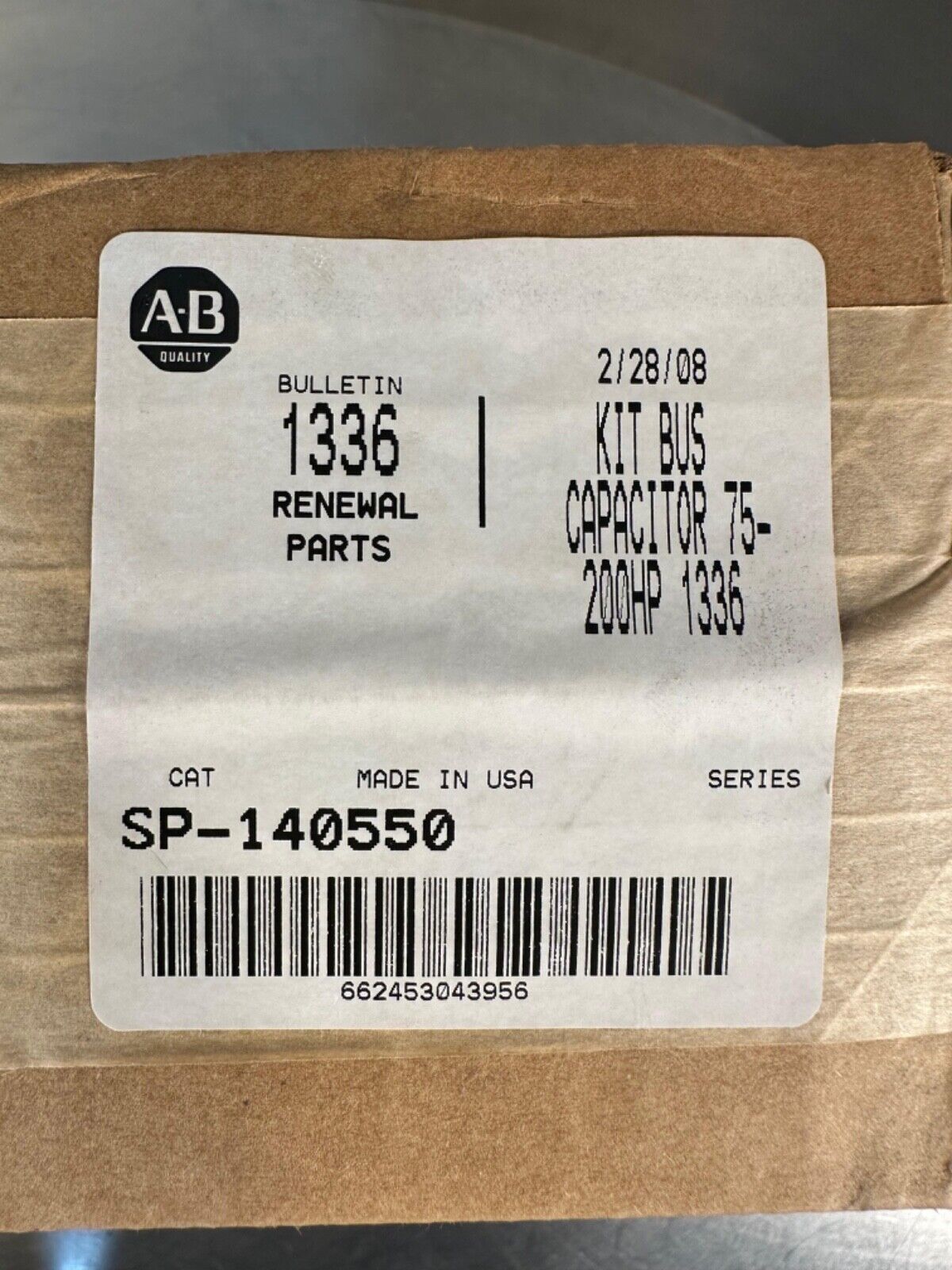 Allen Bradley SP-140550 Bus Capacitor Kit 75-200HP BULLETIN 1336 (4B-41)