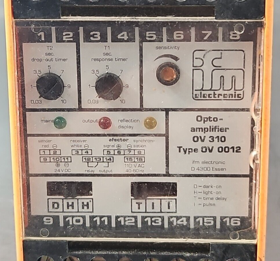 IFM Electronic Opto-amplifier OV 310 - Type: OV 0012                      loc4C2
