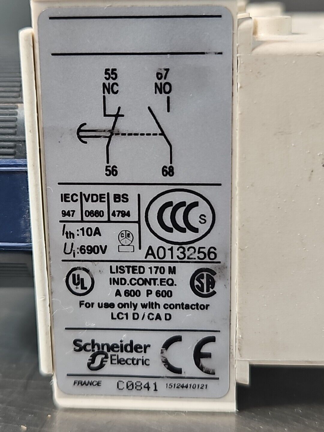 Telemecanique LADT2 Time Delay Block 0.1-30s                     loc4B11
