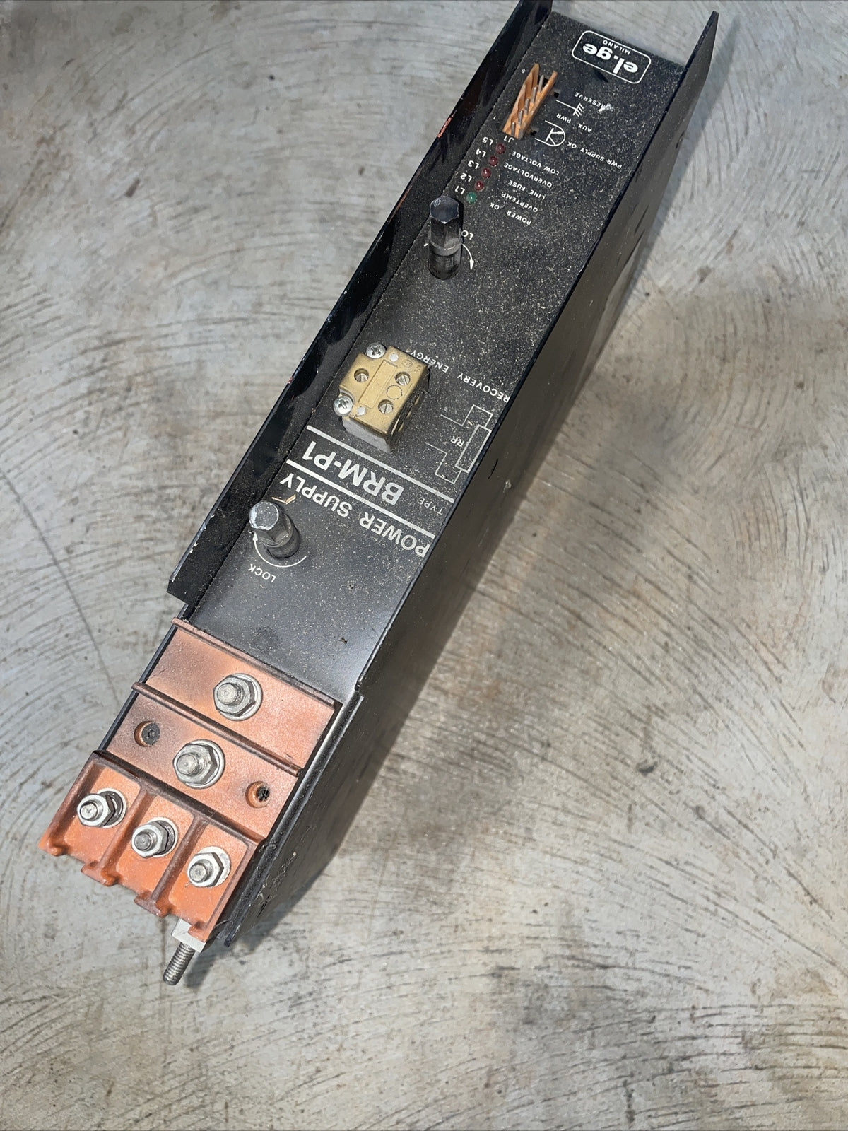 EL.GE BRM-P1,TYPE BRM-PI SERVO DRIVE POWER SUPPLY,ELGE BRM-P1,SD- Used @3A