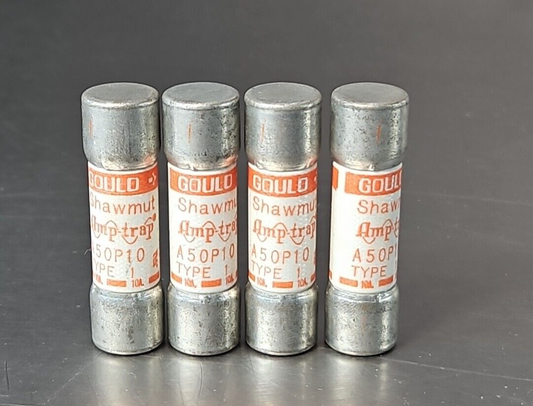Gould shawmut A50P10 Time delay relay. Lot of 4.                       Loc4C29