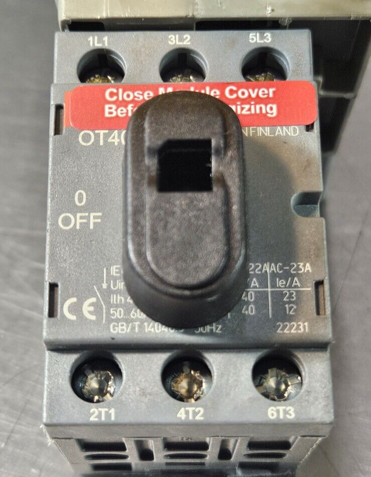 Bussmann Optima OPM-1038RSW Manual Motor Controller                     (BIN643)