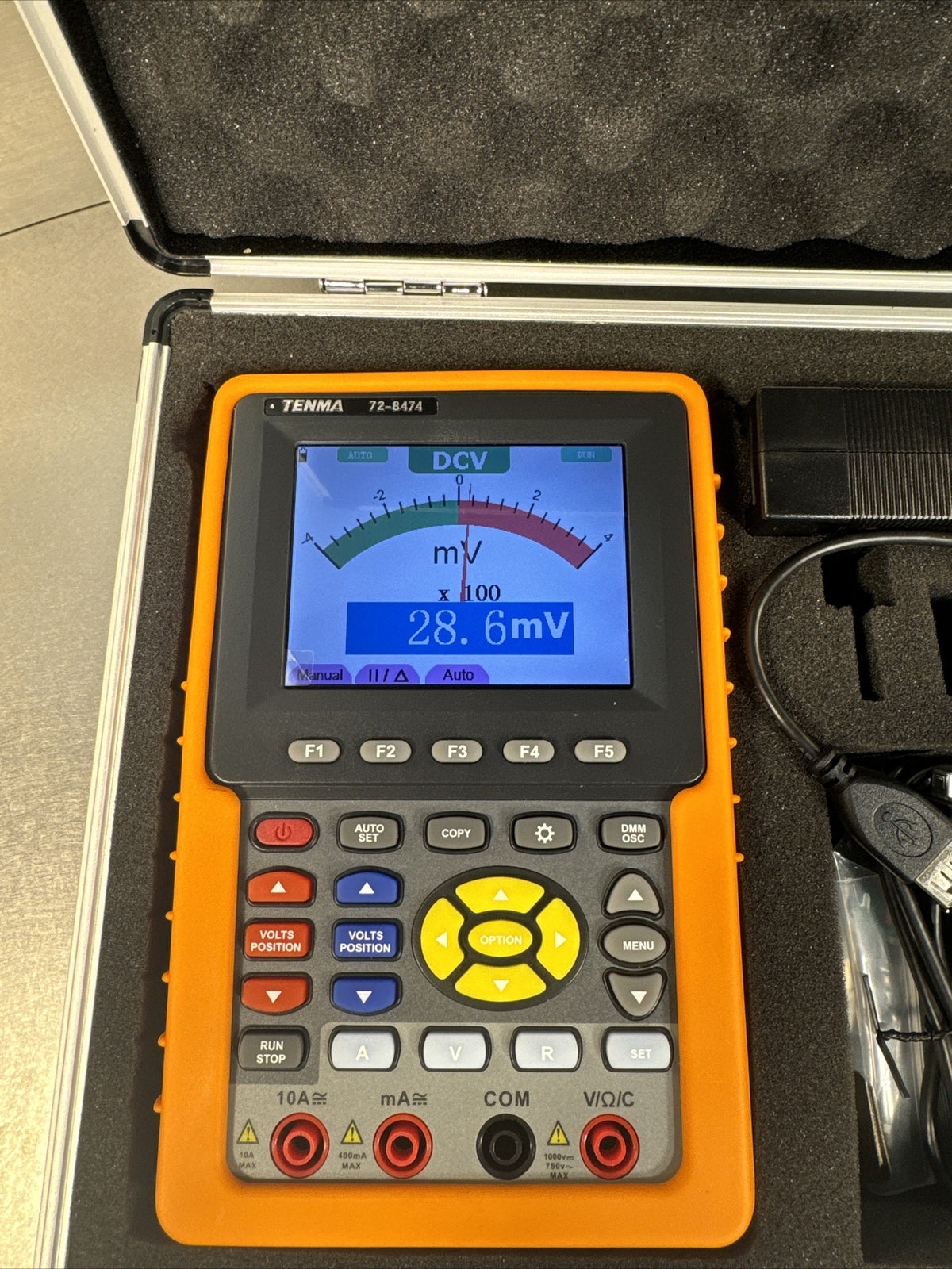 Tenma 72-8474 Portable Oscilloscope/Multimeter Combo w/case+accessories @2.5.1