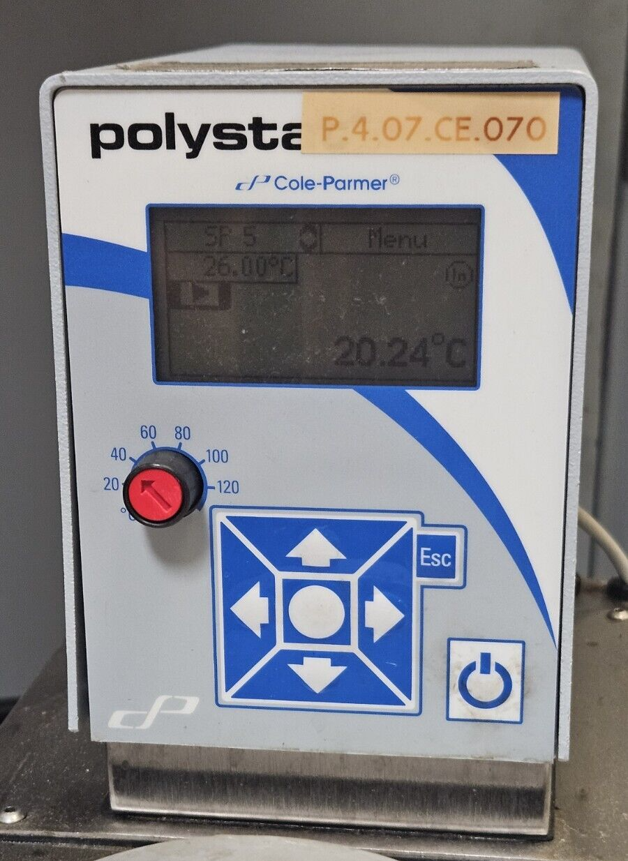 Cole Parmer Polystat 1C6F Refrigerated Circulating Chiller Heat/Cool Bath (B214)