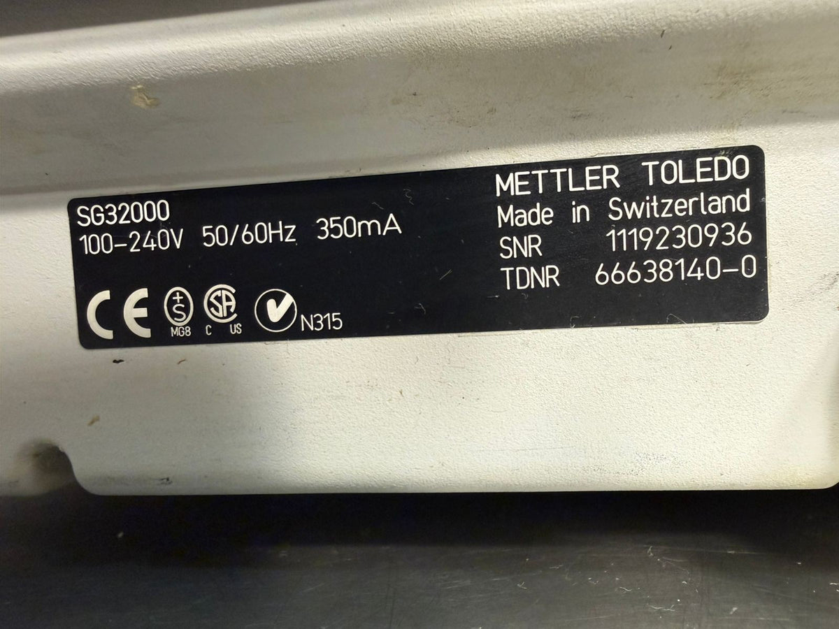 Metler Toledo SG32000 Precision Balance                           (11.4.1)
