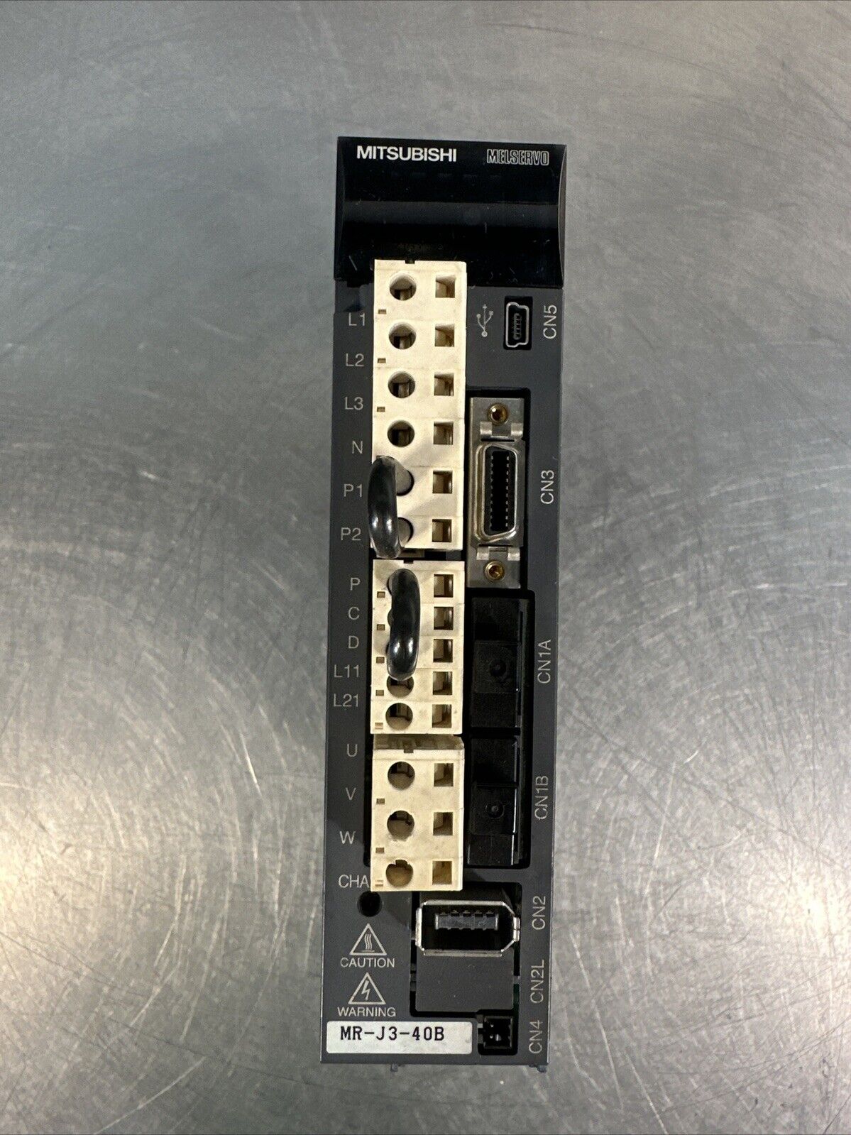 Mitsubishi MR-J3-40B AC Servo Drive 400W Out 170V 2.6A In 200-230V.   (1D-03)