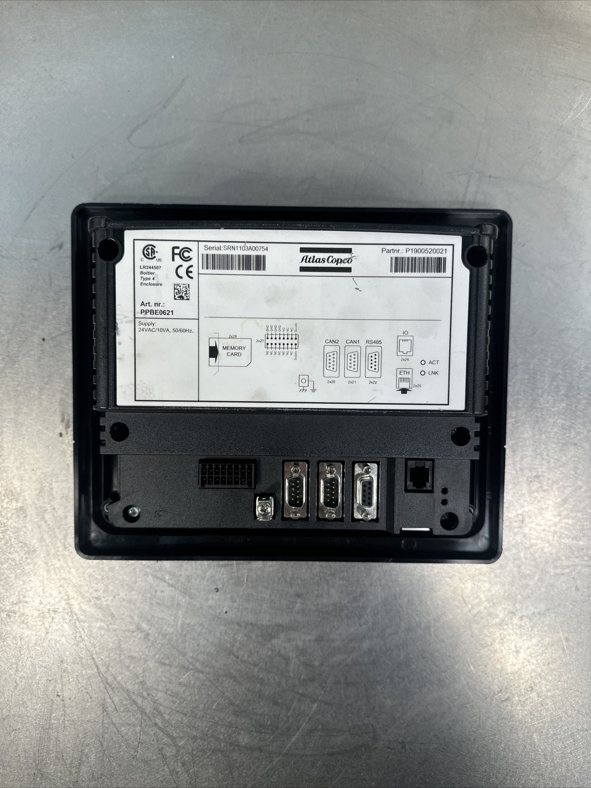 Atlas copco PPBE0621 elektronikon graphic plus P1900520021 (BIN-1.5.3)