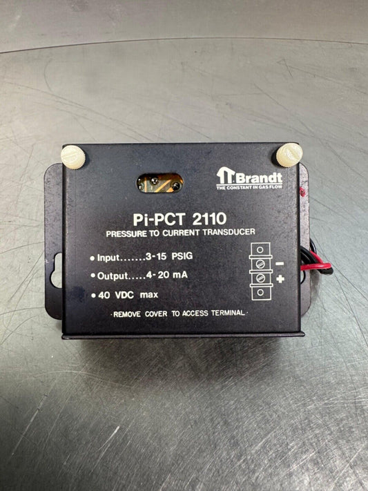 Brandt PI-PCT-2110 Pressure To Current Transducer (6D-12)