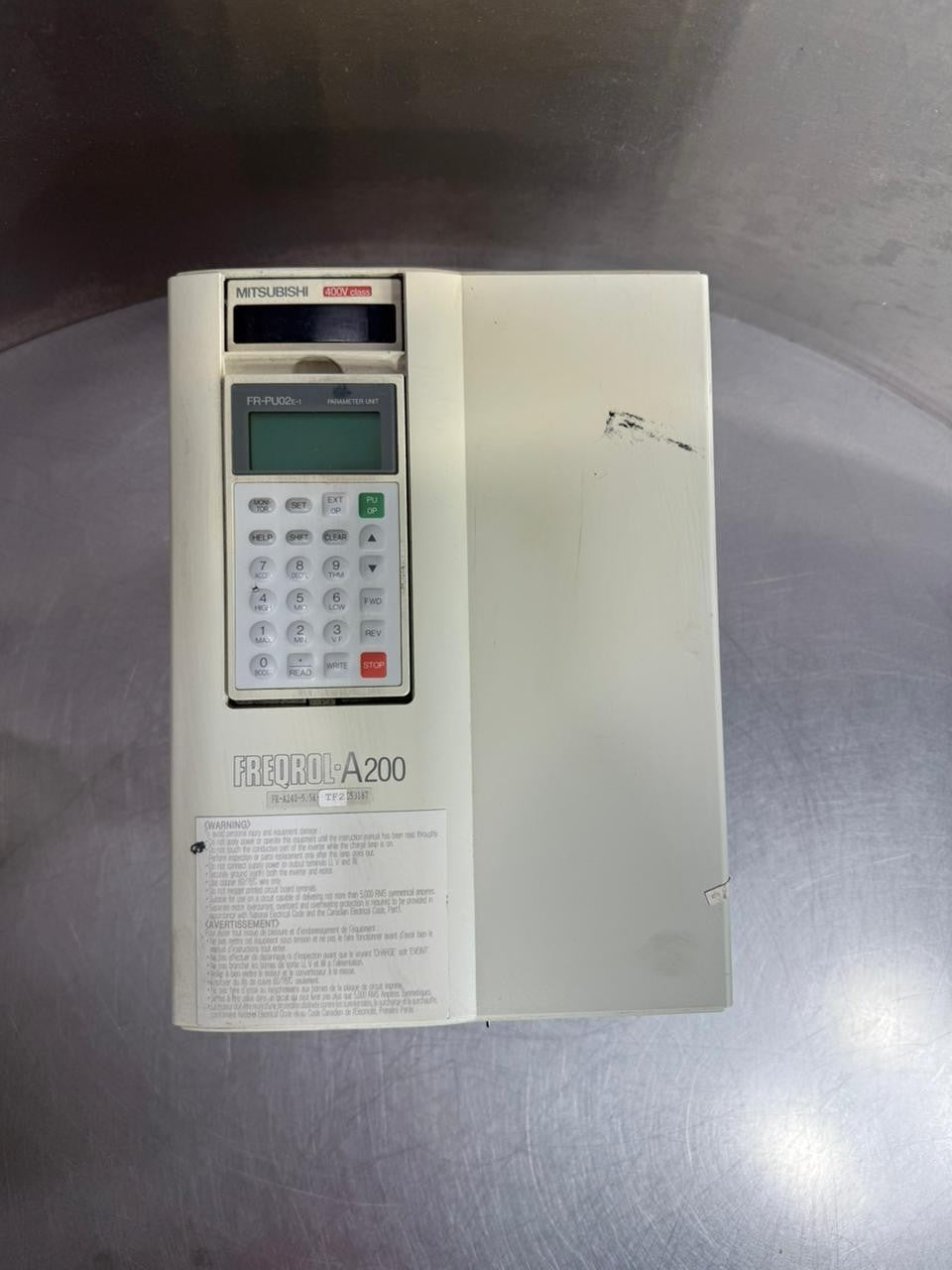 Mitsubishi FR-A240-5.5K   380-460V -Freqrol-A200 FR-A240-5.5K-TF2 (10.4.5)