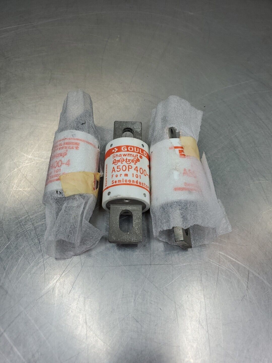 FERRAZ SHAWMUT A50P400-4 SEMICONDUCTOR FUSES, 400A 500VAC/450VDC.          4D-37