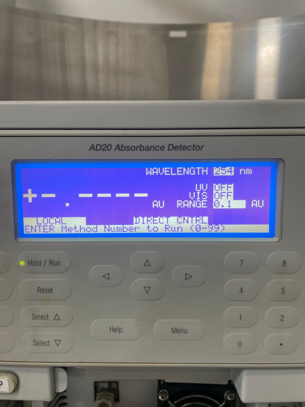 Dionex AD20-1 Gray WIred 250-Volt 47-63MHz LCD Display Absorbance Detector