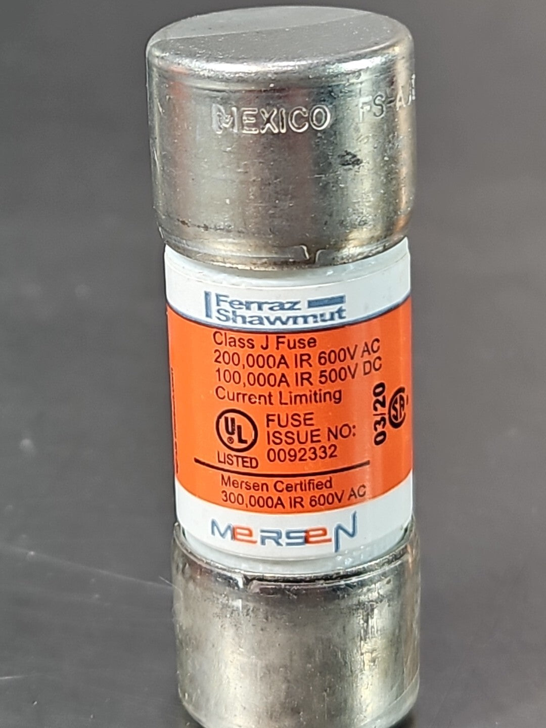 Ferraz Shawmut AJT1-6/10N fuse 6/10A 600Vac Lot of 7 (BIN434)