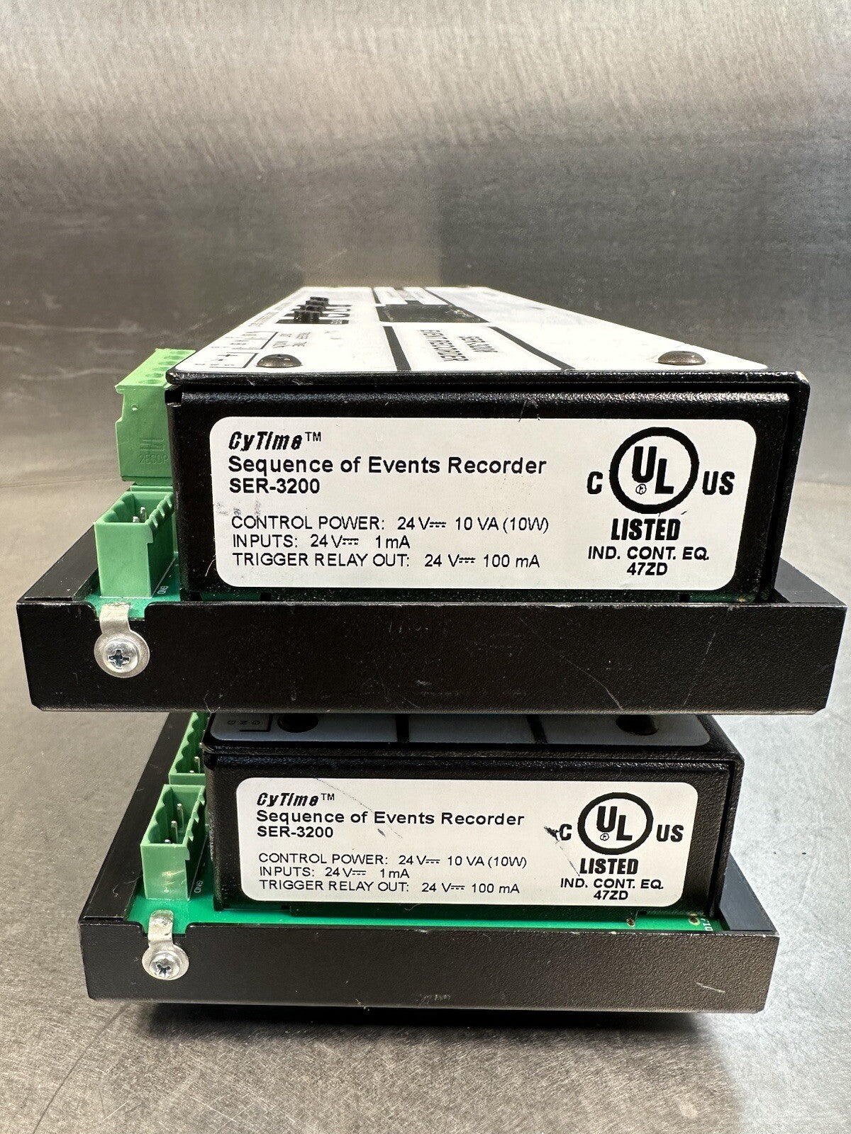 CYBER SCIENCES SER-3200 CYTIME EVENT RECORDER SER-3200  24VDC        (BIN-1.2.2)