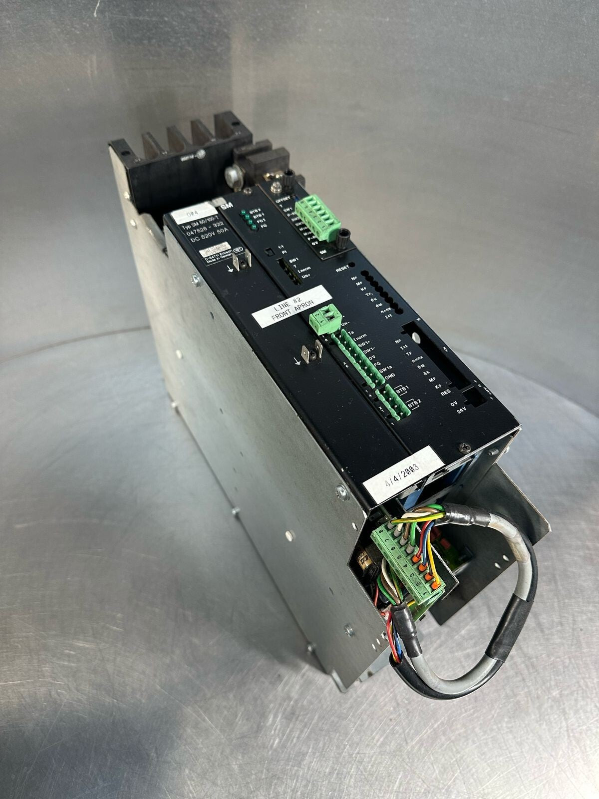 Erbach D-64711 SM 50/100-T 014826-322 DC 520V 50A  SM-50/100-T      (7.6.3)