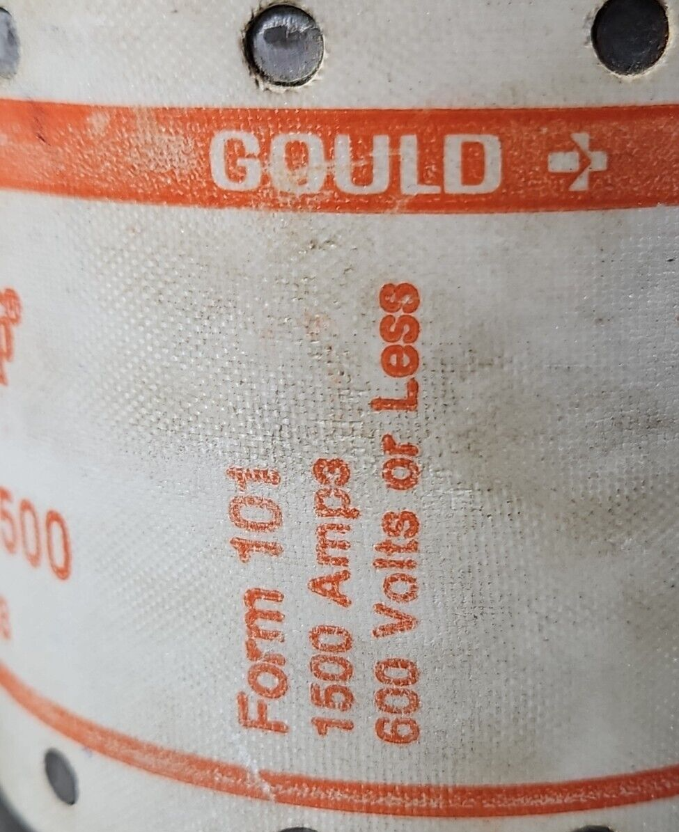 Gould Shawmut AmpTrap A60X1500 Fuse 1500A 600V Type 128                  loc4E32